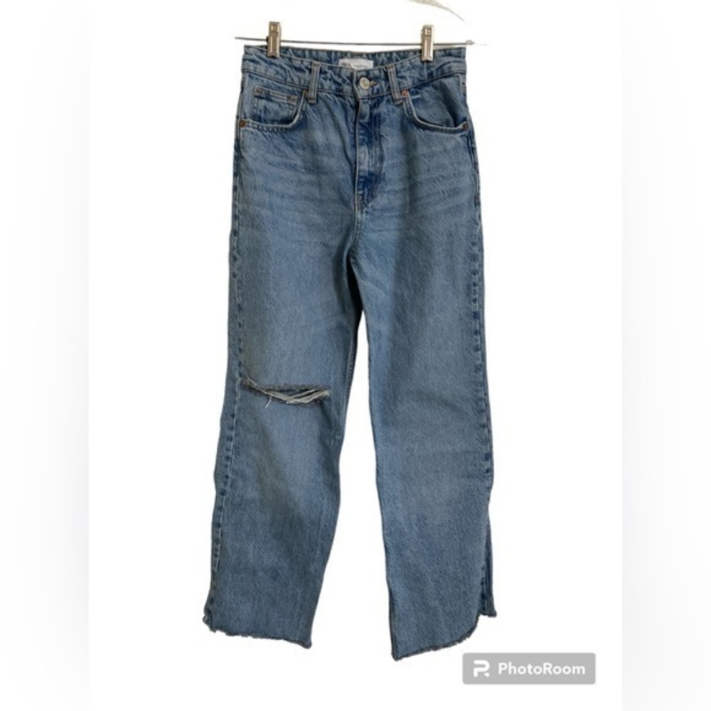 Zara wide leg jeans size 4